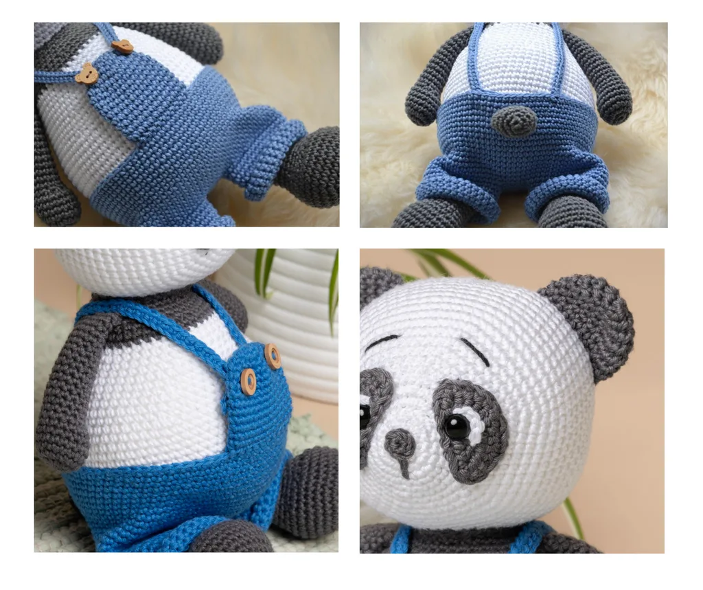 Paf the Panda Dad Crochet Pattern: A Complete Character-Building and Finishing Guide 3 image 126